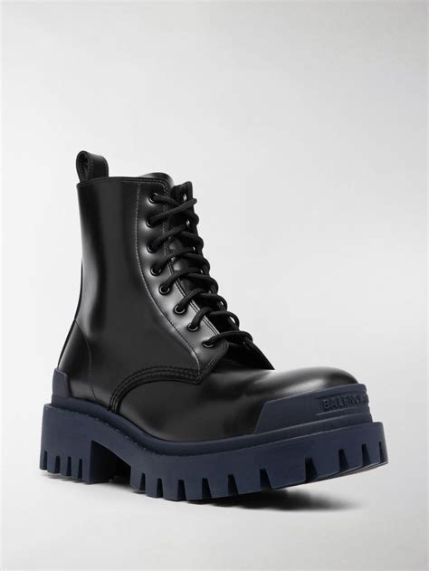 balenciaga strike lace up boots.